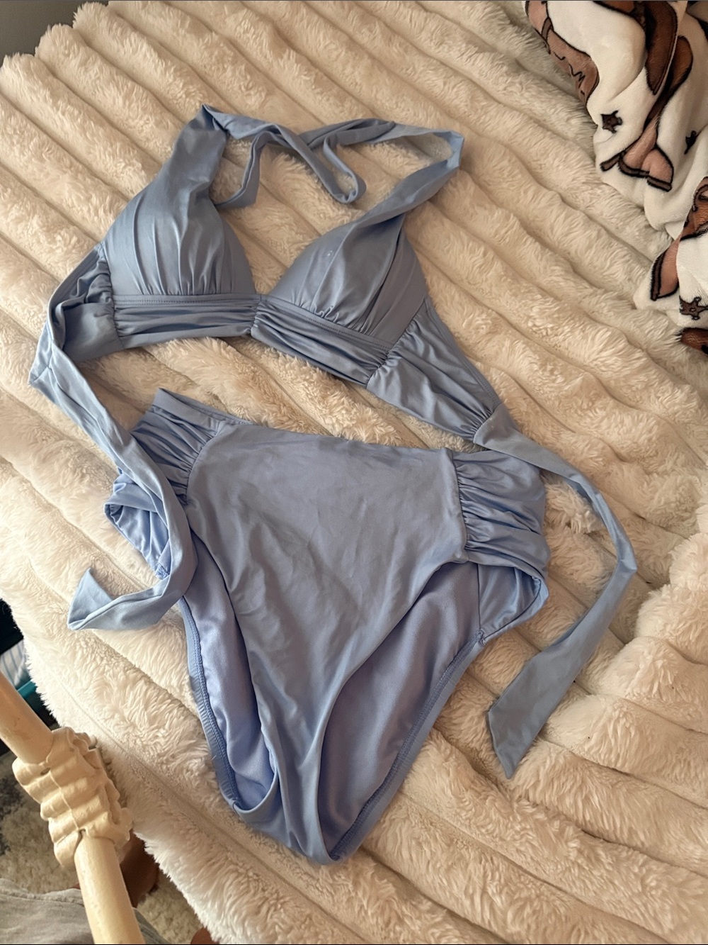Gibson Latimer Pale Blue Bikini Top